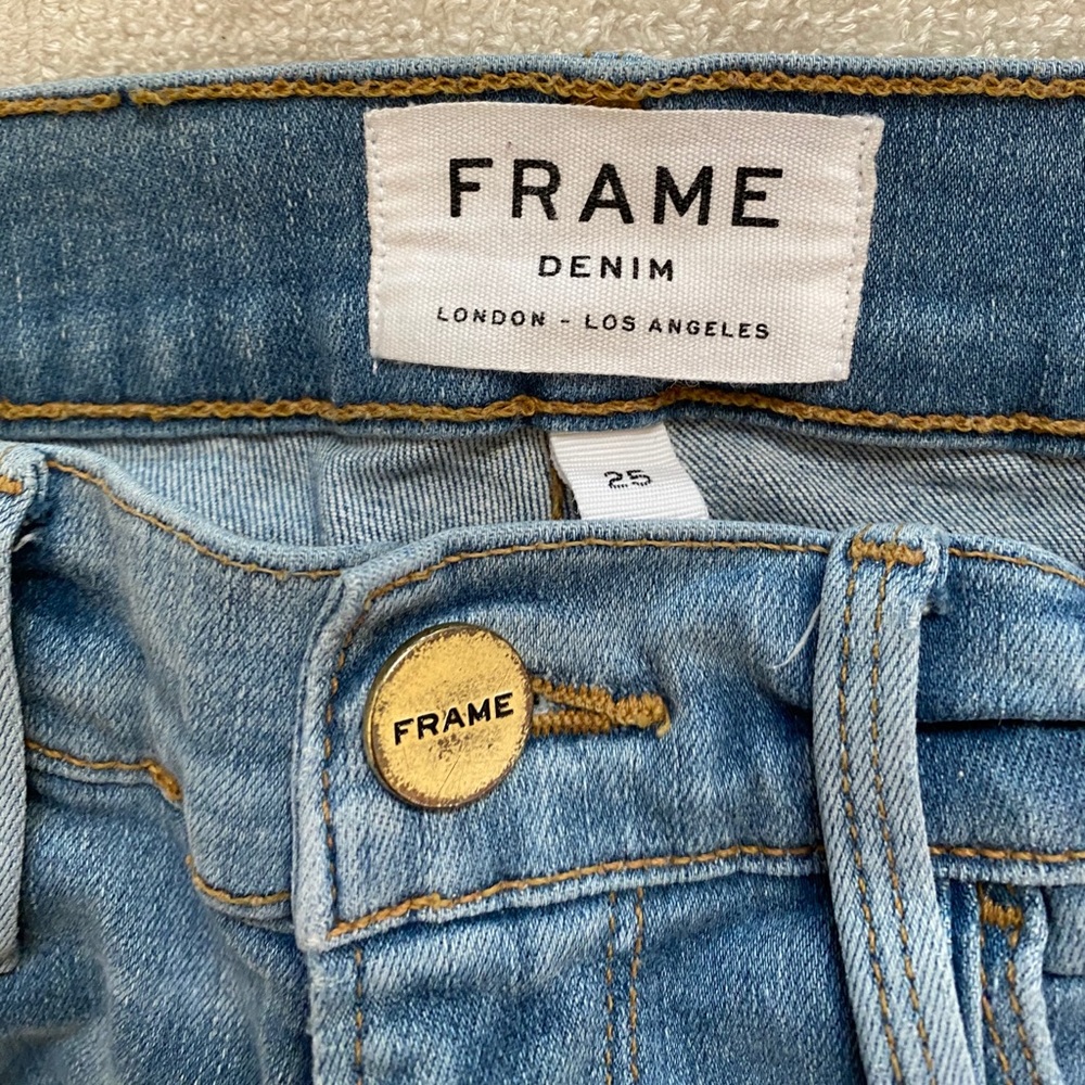 Jean FRAME Le Skinny De Jeanne – Taille 24, Gris Inn, Neuf Avec Imperfections